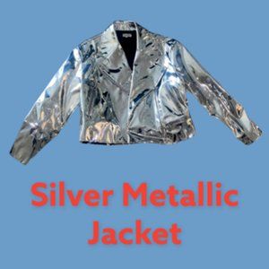 Metallic Silver Jacket